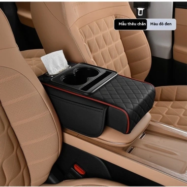 AOTOP Hộp tựa tay ô tô đa chức năng - Đệm tăng chiều cao, giá đỡ cốc, hộp giấy - Giảm còn 100.000 VND