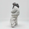 APM Áo phao hoodie xám sáng pha ghi đen cho bé trai và bé gái - Giá ưu đãi 570k 5