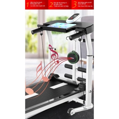 APP thông minh Máy chạy bộ im lặng không dùng điện, đa năng gấp, tập gym tại nhà - 3.972.000₫
