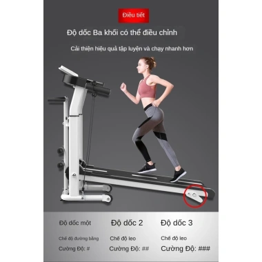 APP thông minh Máy chạy bộ im lặng không dùng điện, đa năng gấp, tập gym tại nhà - 3.972.000₫