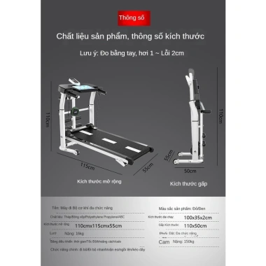 APP thông minh Máy chạy bộ im lặng không dùng điện, đa năng gấp, tập gym tại nhà - 3.972.000₫ 9 APP thông minh Máy chạy bộ im lặng không dùng điện, đa năng gấp, tập gym tại nhà - 3.972.000₫ 9