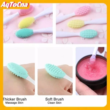 AqToCna Bàn Chải Hai Đầu - Tẩy Tế Bào Chết, Làm Sạch Mũi, Chăm Sóc Môi, Son Dưỡng, 46.530₫ 2