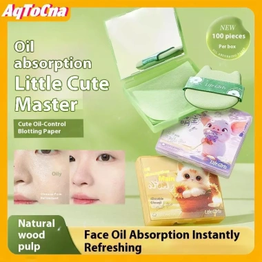 AqToCna Giấy Đổ Dầu 100 Tờ Puff Gương Vỏ Bột - Làm Sạch Da, Trang Điểm, Giá 64.240₫