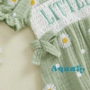 Aqua-Baby Bé Gái Áo Liền Quần Tay Ngắn Cổ Tròn Thêu Hoa Body Sơ Sinh 176.796₫ 6