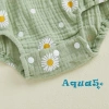Aqua-Baby Bé Gái Áo Liền Quần Tay Ngắn Cổ Tròn Thêu Hoa Body Sơ Sinh 176.796₫ 7