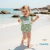 Aqua-Baby Bé Gái Áo Liền Quần Tay Ngắn Cổ Tròn Thêu Hoa Body Sơ Sinh 176.796₫ 8