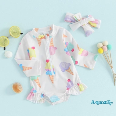 Aqua-baby Bikini Bé Gái In Hoa Đồ Bơi Biển Dài Tay Khóa Kéo Bộ Đồ Tắm 168k 3 Aqua-baby Bikini Bé Gái In Hoa Đồ Bơi Biển Dài Tay Khóa Kéo Bộ Đồ Tắm 168k 3