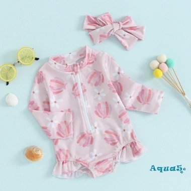 Aqua-baby Bikini Bé Gái In Hoa Đồ Bơi Biển Dài Tay Khóa Kéo Bộ Đồ Tắm 168k 4 Aqua-baby Bikini Bé Gái In Hoa Đồ Bơi Biển Dài Tay Khóa Kéo Bộ Đồ Tắm 168k 4