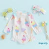 Aqua-baby Bikini Bé Gái In Hoa Đồ Bơi Biển Dài Tay Khóa Kéo Bộ Đồ Tắm 168k 8