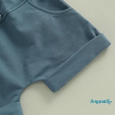Aqua Baby Boy Áo cổ tròn tay ngắn động vật + quần short co giãn - Giảm 18%