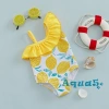 Aqua-baby Đồ Bơi Nữ Ruffle Không Tay In Hình Chanh – Mùa Hè Giá Ưu Đãi 138.888₫ 3