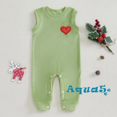 Aqua-baby Giáng Sinh Body Tuần Lộc Thêu Không Tay Cổ Tròn Áo Liền Quần 176.688₫ 3