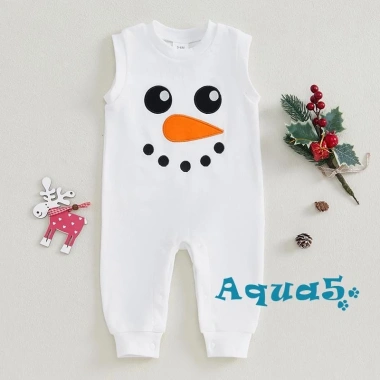 Aqua-baby Giáng Sinh Body Tuần Lộc Thêu Không Tay Cổ Tròn Áo Liền Quần 176.688₫ 4