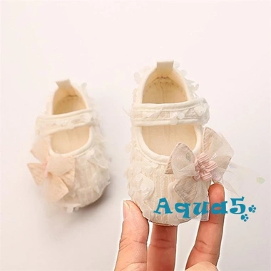 Aqua-baby Giày Bé Gái Nơ Đế Bằng Cánh Hoa - Cũi cho Tiệc Lễ Hội, Tắm An Toàn