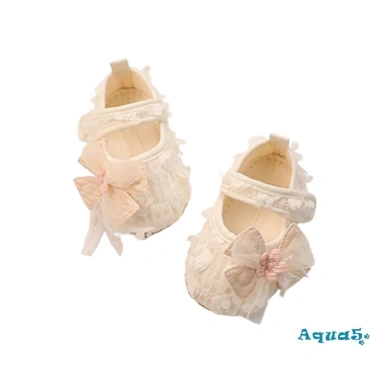 Aqua-baby Giày Bé Gái Nơ Đế Bằng Cánh Hoa - Cũi cho Tiệc Lễ Hội, Tắm An Toàn