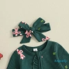 Aqua-Baby Girl áo liền quần dài tay, cổ O, dây kéo, họa tiết Kẹo mía & bánh gừng, băng đô - 235.872 VND 6