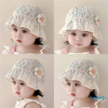 Aqua-baby Mũ Ngư Dân Ren Hoa Bé Gái Chống Nắng Dễ Thương Mùa Xuân Hè 106.596₫