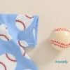 Aqua-Baby Quần Short Bé Trai Tập Đi Họa Bóng Chày + Áo Thun Co Giãn Tay Ngắn – Giá Ưu Đãi 214.845₫ 6