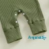 Aqua-Christmas Bộ 2 Mảnh Hươu Cổ Tròn Dài Tay + Áo Liền Thân, Mũ Quần Ngày Lễ Trẻ Sơ Sinh - Giá 186.516 VND 8