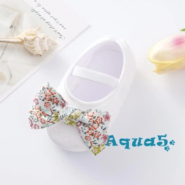 Aqua Giày Đế Mềm Chống Trượt Đính Nơ Co Giãn Cho Bé Gái - Siêu Thoải Mãi 55.944₫