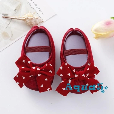Aqua Giày Đế Mềm Chống Trượt Đính Nơ Co Giãn Cho Bé Gái - Siêu Thoải Mãi 55.944₫
