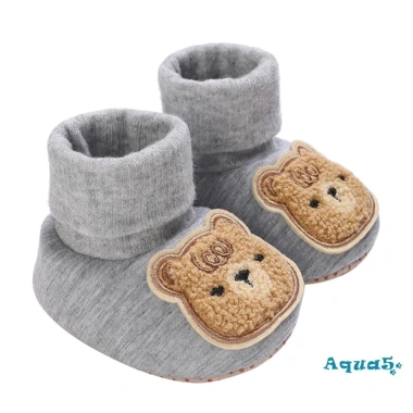 Aqua Giày Mùa Đông Bé Mềm Mại Chống Trượt, Thêu Hình Gấu - Giá 119.340 VND 10