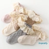 Aqua Giày Vớ Cotton Mắt Cá Chân Nhún Bèo Ren Cho Bé Gái 0-2 Tuổi Giá 54.432 VND
