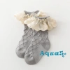 Aqua Giày Vớ Cotton Mắt Cá Chân Nhún Bèo Ren Cho Bé Gái 0-2 Tuổi Giá 54.432 VND 7