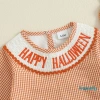 Aqua-Newborn Trang Phục Halloween Bé Gái Kẻ Sọc Chữ Thêu Áo Liền Quần Dài + Nơ Băng Đô 2 Mảnh Mùa Thu Giá Ưu Đãi 184.896 VND 4