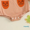 Aqua-Newborn Trang Phục Halloween Bé Gái Kẻ Sọc Chữ Thêu Áo Liền Quần Dài + Nơ Băng Đô 2 Mảnh Mùa Thu Giá Ưu Đãi 184.896 VND 7