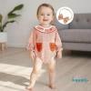 Aqua-Newborn Trang Phục Halloween Bé Gái Kẻ Sọc Chữ Thêu Áo Liền Quần Dài + Nơ Băng Đô 2 Mảnh Mùa Thu Giá Ưu Đãi 184.896 VND 8