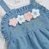 Aqua Romper Bé Gái Thêu Hoa Tay Dài Cổ Tròn Đôi 2 Chiếc Giá Ưu Đãi 220.860₫ 5