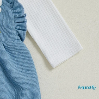 Aqua Romper Bé Gái Thêu Hoa Tay Dài Cổ Tròn Đôi 2 Chiếc Giá Ưu Đãi 220.860₫ 6