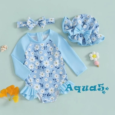 Aqua Toddler Bé Gái Rash Guard Áo Liền Quần In Hoa Đồ Bơi Mũ Bơi Băng Đô 219.996₫ 2 Aqua Toddler Bé Gái Rash Guard Áo Liền Quần In Hoa Đồ Bơi Mũ Bơi Băng Đô 219.996₫ 2