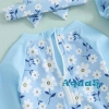 Aqua Toddler Bé Gái Rash Guard Áo Liền Quần In Hoa Đồ Bơi Mũ Bơi Băng Đô 219.996₫ 5