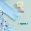Aqua Toddler Bé Gái Rash Guard Áo Liền Quần In Hoa Đồ Bơi Mũ Bơi Băng Đô 219.996₫ 6