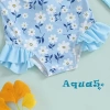 Aqua Toddler Bé Gái Rash Guard Áo Liền Quần In Hoa Đồ Bơi Mũ Bơi Băng Đô 219.996₫ 7