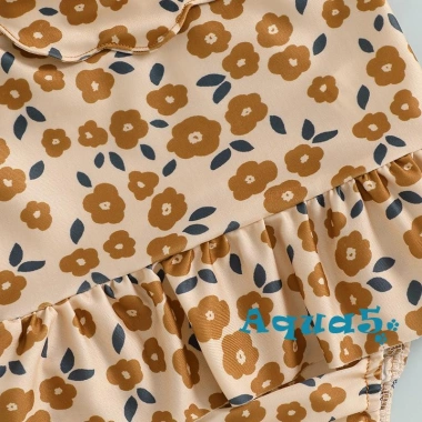 Aqua Toddler Cô Gái Dây Cổ Áo Liền Quần In Hoa Váy Tắm Phù Hợp Đi Biển Giá 166k 7
