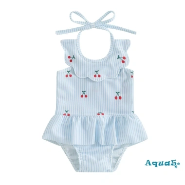 Aqua Toddler Cô Gái Dây Cổ Áo Liền Quần In Hoa Váy Tắm Phù Hợp Đi Biển Giá 166k 10