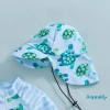 Aqua Toddler Rash Guard Bé Trai Đồ Bơi Ván Lướt Sóng Rùa In Dây Kéo Dài Tay và Mũ Bơi Giá Ưu Đãi 242k 6