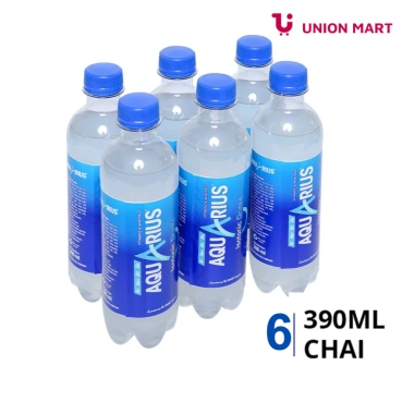 Aquarius 390ml - Nước điện giải bù khoáng, bổ sung Vitamin, chỉ 93.600đ 4
