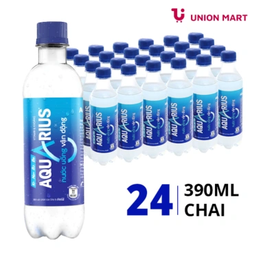 Aquarius 390ml - Nước điện giải bù khoáng, bổ sung Vitamin, chỉ 93.600đ 5