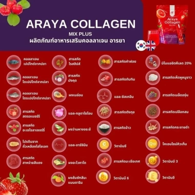 Araya Collagen Thái Lan – Bổ sung Collagen trẻ hóa da, cân bằng nội tiết, chỉ 147.000₫