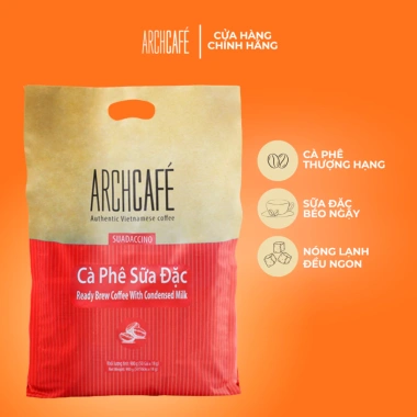 Archcafé Túi Cà Phê Sữa Đặc 50 Gói 18g - Hương Vị Đậm Đà, Giá Ưu Đãi 172.200 VND