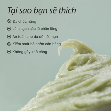 Arencia Sữa rửa mặt Mochi Gạo Xanh Tươi 120g - Làm sạch, Cấp ẩm, Xóa mụn đầu đen, Giá ưu đãi 373k