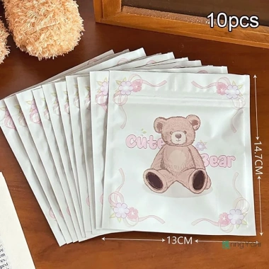 AringYohi 10 chiếc hoạt hình kẹo tự niêm phong: túi bảo quản snack búp bê, túi quà may mắn, giá chỉ 31.020₫