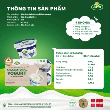 Arla Sữa Chua Vị Dâu và Cherry 100g - Hỗ Trợ Tiêu Hóa, Ít Calo, Thịt Quả Tươi, 6 Hộp MC916 135k 3 Arla Sữa Chua Vị Dâu và Cherry 100g - Hỗ Trợ Tiêu Hóa, Ít Calo, Thịt Quả Tươi, 6 Hộp MC916 135k 3