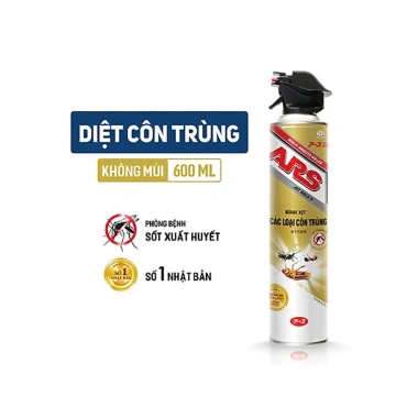 ARS Xịt Muỗi Côn Trùng 600ml Công Nghệ Nhật Bản - Diệt Nhanh, An Toàn, Giá 69.000đ