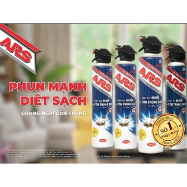 ARS Xịt Muỗi Côn Trùng 600ml Công Nghệ Nhật Bản - Diệt Nhanh, An Toàn, Giá 69.000đ