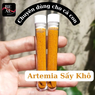 Artemia sấy khô loại 1 - Dinh dưỡng cho cá con, không cần ấp, phù hợp cá betta, guppy, cá nhỏ 5cm - Giá chỉ 19.208 VND